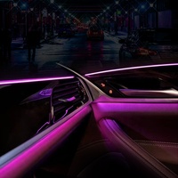 Usine nouvelle voiture intérieur LED lumières ambiantes rvb Auto décoration intérieure bande de lampe pour BMW série 5 G30 G31 G38