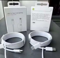 Câble de charge rapide USB-C vers Type-C en alliage d'aluminium 1 en 2 pour téléphone portable 15/16/17 Pro Max et batterie externe