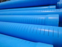 Tubería de PVC ranurada de pozo profundo Tubería de revestimiento de pozo de agua de PVC Tubo de pozo artesiano