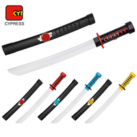 Épées de jouets bon marché pour enfants, Mini jouet Katana avec lumière LED clignotante et son pour garçons