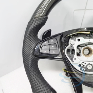 Volante AMG de Fibra de Carbono con Calidad OEM para AMG Clk W209 Clase A W177 A200 Clase V W447 X253 300 63s - Product Image 3