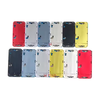 Boîtier de téléphone portable pour iPhone 13/14 Pro Promax, remplacement complet du châssis avec vitre arrière et cadre intermédiaire