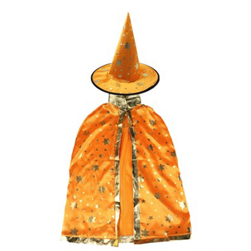orange cape +hat