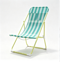 Chaises pliantes de plage, de jardin, de parc, de terrasse, de camping, en acier moderne, avec structure en textilène, réglables, capacité 120 kg