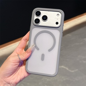 Custodia Opaca Traslucida di Lusso per iPhone 17 Air 17 Pro Max Cover Magnetica per <span class=keywords><strong>Cellulare</strong></span> per iPhone 17 16 15 14 13 12 per <span class=keywords><strong>Samsung</strong></span> - Product Image 4