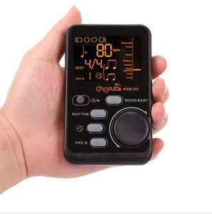 เครื่องเมโทรนอมแบบพกพา รุ่น WSM-240 สำหรับกีตาร์/เบส/ไวโอลิน/อูคูเลเล่ พร้อมหน้าจอ LED ความละเอียดสูง ตัวเครื่องทำจากอลูมิเนียมอัลลอยด์ ช่วงความเร็ว 30-250 บีพีเอ็ม - Product Image 5