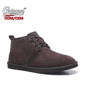 2025 nueva llegada moda estilo británico cuero genuino Otoño e Invierno con cordones UGGs hombres M Neumell Natural Chukka Boot - Product Image 4