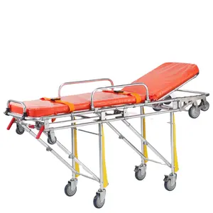 Barella medica di alluminio del letto di trasferimento del paziente del carrello della barella dell'ambulanza con il prezzo all'ingrosso