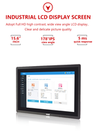 BVS Wall Mount 10.115.6 Panel industrial LCD de 21,5 pulgadas Monitor de pantalla táctil capacitiva integrado con Android Win opcional