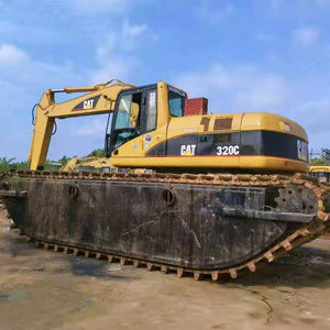 รถขุดตีนตะขาบ320c มือสองทรงหนอนผีเสื้อแบบใช้แล้วรถขุดสะเทินน้ำสะเทินบก - Product Image 2