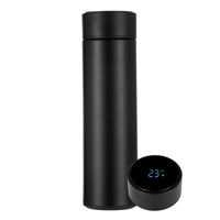 Taza de aislamiento inteligente comercial Pantalla de temperatura táctil LED creativa Cuerpo recto Vasos inteligentes Opciones al por mayor