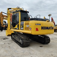 Excavatrice sur chenilles Komatsu PC200-8N1 20 tonnes, d'origine usine, sans entretien, PC200 d'occasion, support export