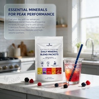 AegleWell – Sachets de mélange d'électrolytes minéraux sans sucre ni glucides, saveur et emballage personnalisés, poudre brute d'hydratation sportive pour marque