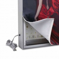 Tissu rétroéclairé UV 180g 100% polyester à grain fin, matériau pour bannière 3P, haute transmission lumineuse pour caisson lumineux LED et affichage en salon professionnel
