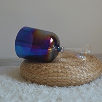 Bol chantant en cristal de quartz HF pour bain sonore, guérison, alchimie, lumière cosmique indigo, méditation et yoga