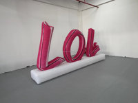 Mur de lettres gonflables pour la publicité promotionnelle, la décoration de scène et de fête, personnalisable avec des logos