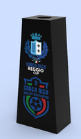 Support de présentation personnalisé en aluminium pour ballons de sport, trophées, médailles, podiums et récompenses de football, livraison rapide Misign