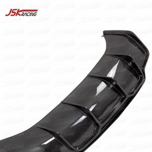 Diffuseur arrière en Fiber de carbone de Style Vorstein pour 2016-2019 <span class=keywords><strong>Tesla</strong></span> modèle <span class=keywords><strong>3</strong></span> Kit de carrosserie diffuseur de pare-chocs de voiture modifié amélioré - Product Image 3