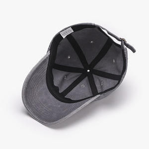 2025 nuovo Design a buon mercato all'ingrosso berretto sportivo Vintage di alta qualità personalizzato in bianco cappelli da Baseball lavati in difficoltà - Product Image 4