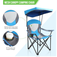 Chaise pliante d'extérieur en fer, portable, pour la plage, le camping, la pêche, la randonnée, le pique-nique, avec dossier haut et accoudoirs, légère, robuste, fonction de rangement