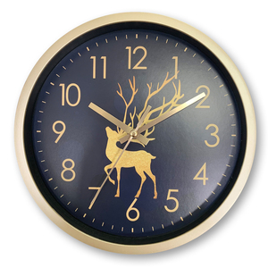 Custom 8 Inch Modern Light Needle Plastic <strong>Wall</strong> <strong>Clock</strong> Still Life Pattern Silent Quartz Luxury Chinese <strong>Living</strong> <strong>Room</strong> - Product Image 3