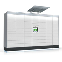 Casillero de panel Solar para exteriores, tarjeta de crédito, pago en efectivo, cargador de teléfono móvil para playa, 48 horas de batería, casillero de energía solar