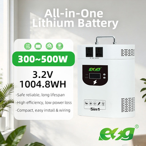 Station d'alimentation portable ESG 300W 500W 1000W 1000WH 2000WH avec port Type C pour les situations d'urgence, le camping et la maison - Product Image 4