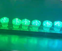 Lumières LED pour parcs d'attractions et carnavals, étanches IP67, CHJ-4514G-E14 AC24V RGBW PC E14 Cabochon Chameleon Pixel Point Lights