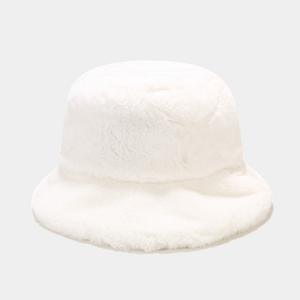 Fournisseur Chapeau seau en molleton chaud et <span class=keywords><strong>moelleux</strong></span> pour femmes et hommes Chapeau d'hiver vintage style britannique et coréen Chapeau Streetwear solide - Product Image 5