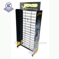 Support d'affichage personnalisé en métal pour tongs, chaussettes, bonnets, sandales, pantoufles