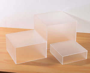 AURORA White <b>Acrylic</b> Buffet Food <b>Display</b> Risers Cubes Wedding Party <b>Stand</b> Customizable Design Easy Installation Factory Price - Product Image 5