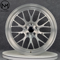 Jantes de voiture pour passagers Maxtera forgées sur mesure en argent brossé style ML10RT pour BMW Porsche Audi AMG VW Camaro Corvette, jantes en alliage