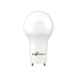 Worbest 150W Equivalent A19 Efficient 15W GU24 Bi-Pin Base LED Light Bulb Frosted Finish 1500 Lumens Warm Light for Floor Lamp