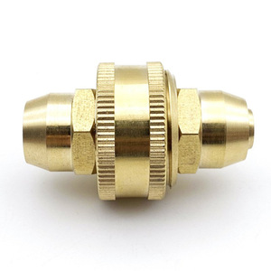 Connecteur de réparation de tuyau en laiton, raccord de 3/8 pouces pour tuyau d'arrosage de jardin, installation facile - Product Image 1