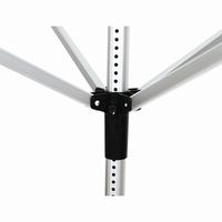 Support pour sèche-linge pliable à 4 bras en aluminium extensible télescopique rotatif en métal rétractable tour de séchage rétractable