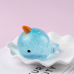 Jouet Squishy Super Mignon en Poudre Dorée Animaux Marins - Cadeau Anti-Stress et de Décompression Doux pour Enfants de Tous Âges pour les Journées Trépétées - Product Image 2