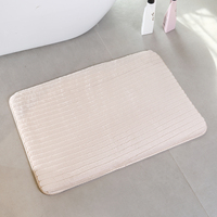 Tapis de salle de bain extra-doux en peluche antidérapant Tapis de bain en microfibre écologique Tapis de bain en chenille à séchage rapide