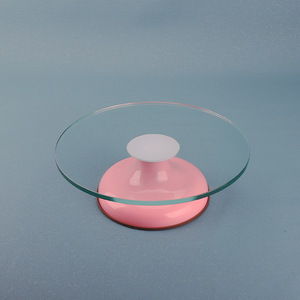 Bánh trang trí nguồn cung cấp bánh ngọt cupcake hiển thị bảng quay xoay xoay Tấm nướng kính bàn xoay - Product Image 3