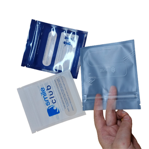 Aligneurs transparents imprimés sur mesure emballage trois sacs scellés sur le côté réutilisables fermeture éclair pour la maison retenue des dents sacs en mylar - Product Image 4