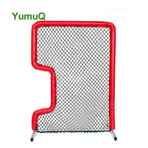 YumuQ 7' x 5' portátil beisebol softball rebatidas batendo arremesso prática alvo rede com zona de ataque