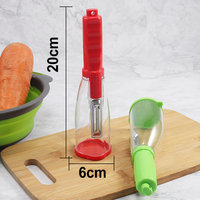 Keuken Gadgets Multifunctionele Draagbare Groenten Dunschiller Met Opslag Aardappel Dunschiller Voor Thuisgebruik