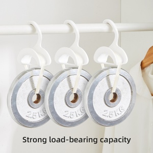 Hot Selling Plastic Household Arch Hanger for Wardrobe Hanging Storage of Bags Hats Silk Scarves Artifacts - Product Image 3