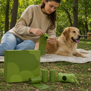 Proveedor Mayorista de Bolsas Premium para Excremento de Perro, sin Perfume, Resistentes a Desgarros, para Paseos al Aire Libre, Empaque Personalizado - Product Image 1
