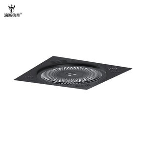 Cabezal de Ducha Oculto de Acero Inoxidable Negro con Música LED de Grado Hotelero, Juego de Ducha Oculto con Función de Cascada para Accesorios de Baño - Product Image 4