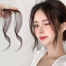 Perruque de surbrillance pour femmes avec frange 14 pouces S-Curl pour interview de diffusion Noeuds blanchis Longueur 30 pouces - Product Image 1