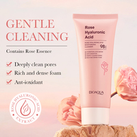 BIOAQUA pembersih wajah organik, Pembersih wajah pemutih kulit asam Amino Vitamin E Camellia