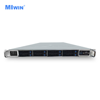 Server Barebone MIWIN Custom OEM ODM 1U 8bay dengan 2 CPU Sapphire Rapids, 32 Slot DDR5, 2 Slot PCIE 5.0 X16, dan Penyimpanan 8 Disk 1U