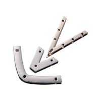 Accessoires de ceinture de haute qualité sur mesure, clip d'extrémité de ceinture en métal, embout de ceinture, boucle