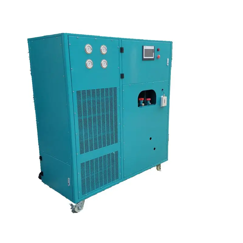 air conditioner repair line refrigerant reclaim equipment R134a R22 oil less recovery reclaiming machine ac recycling machine