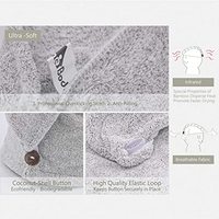 Serviette de bain de luxe en bambou pour femmes, turban enroulé, pour cheveux, meilleure vente 2018